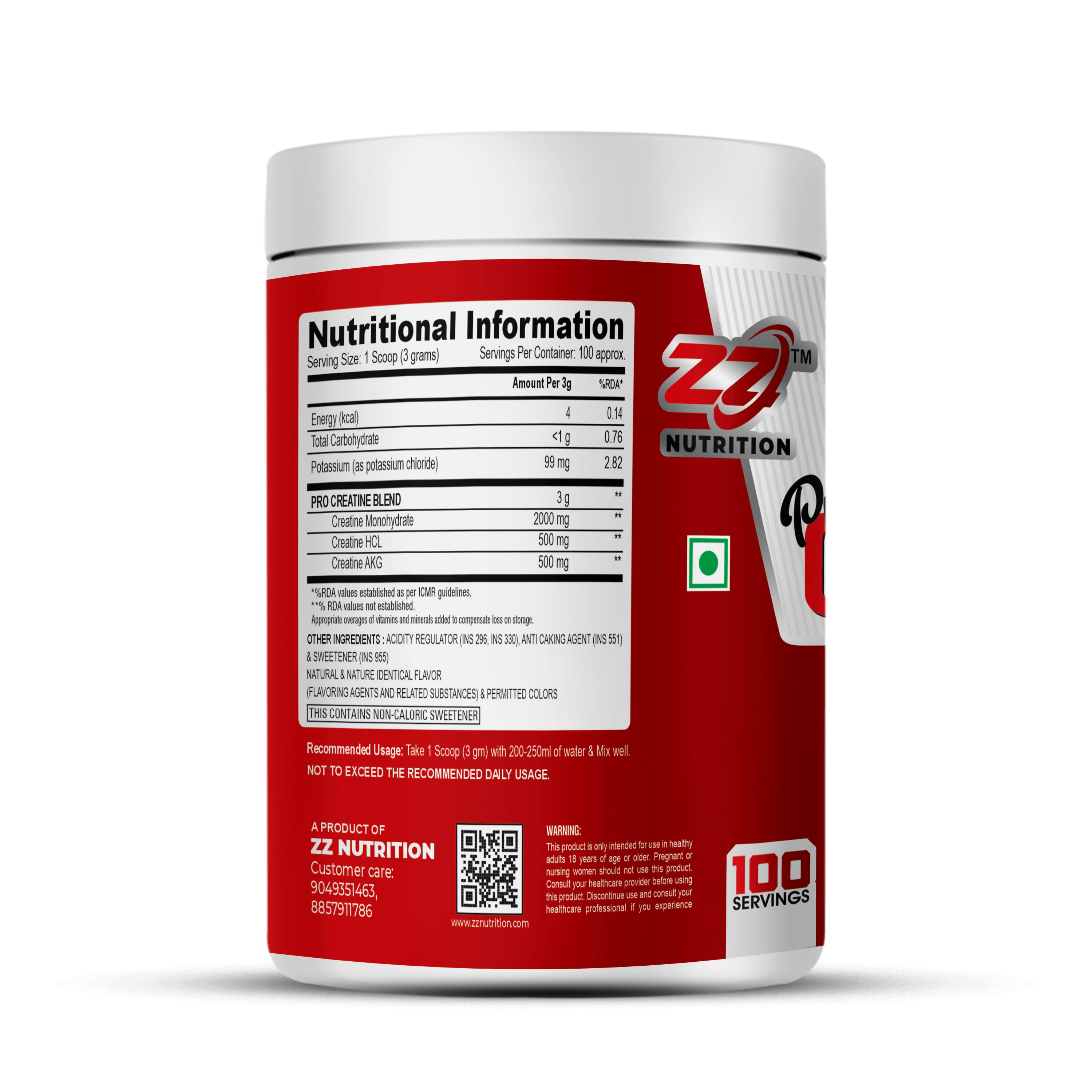 ZZ Nutrition Pro Micronized Creatine - Image 3