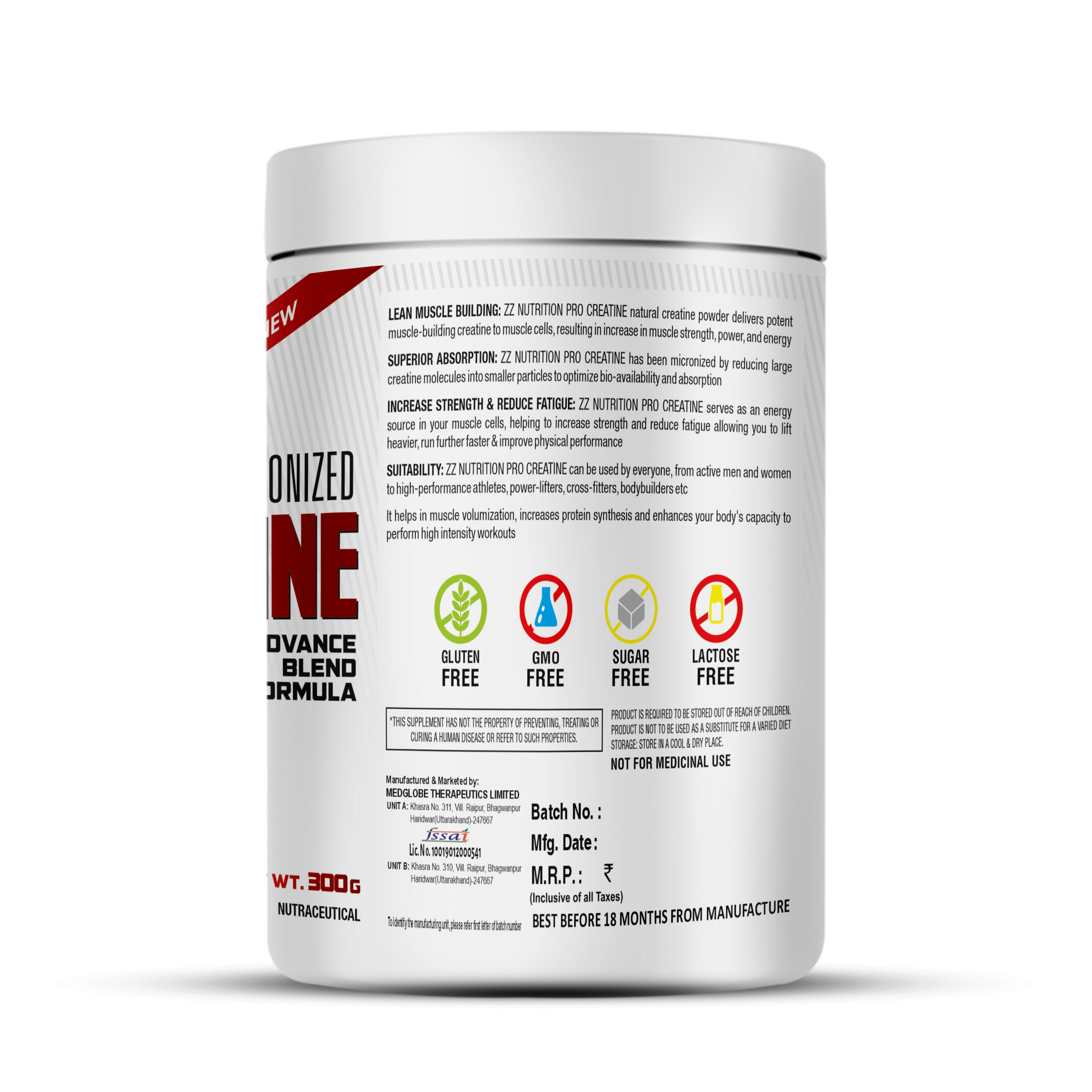 ZZ Nutrition Pro Micronized Creatine - Image 2