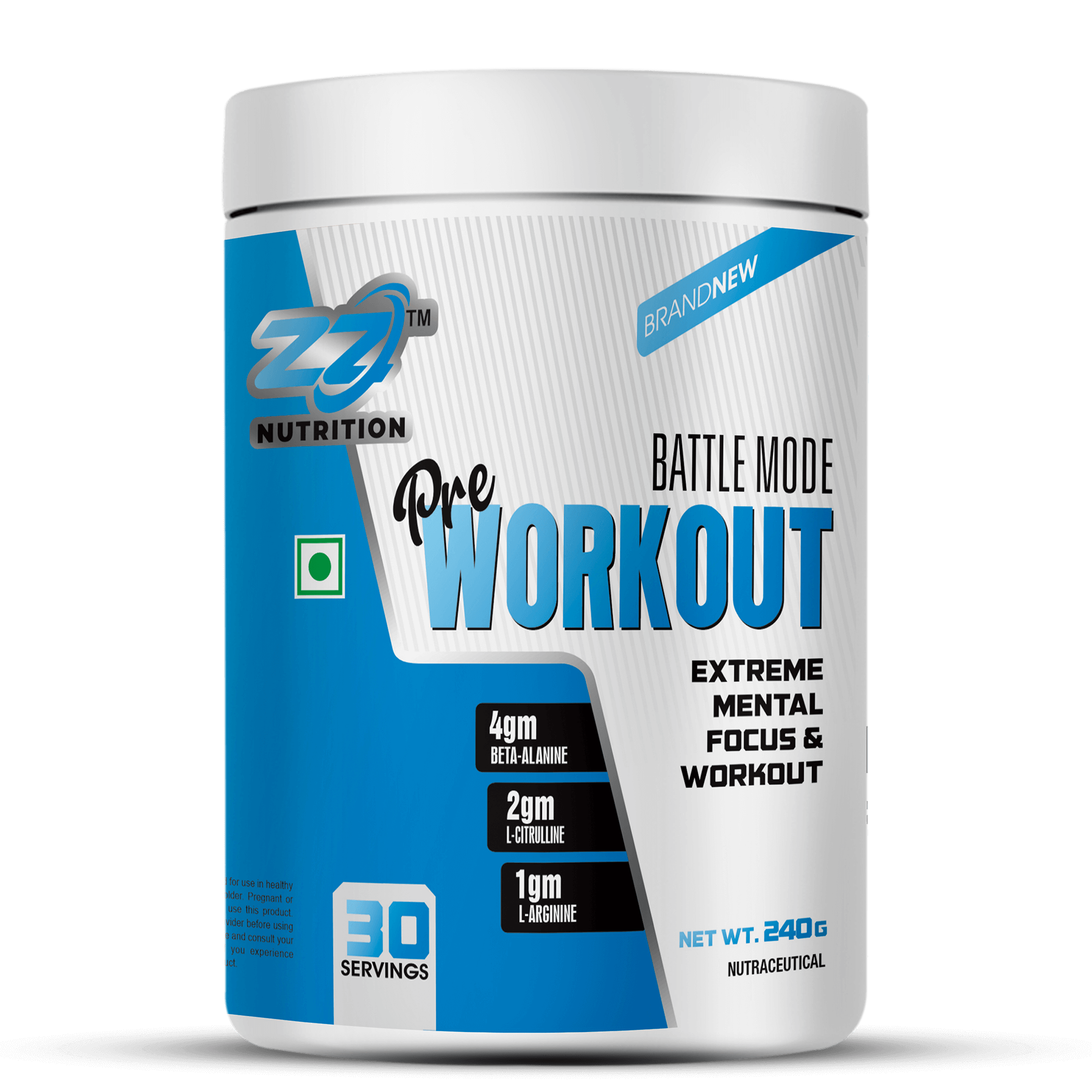ZZ Nutrition Battle Mode Pre Workout