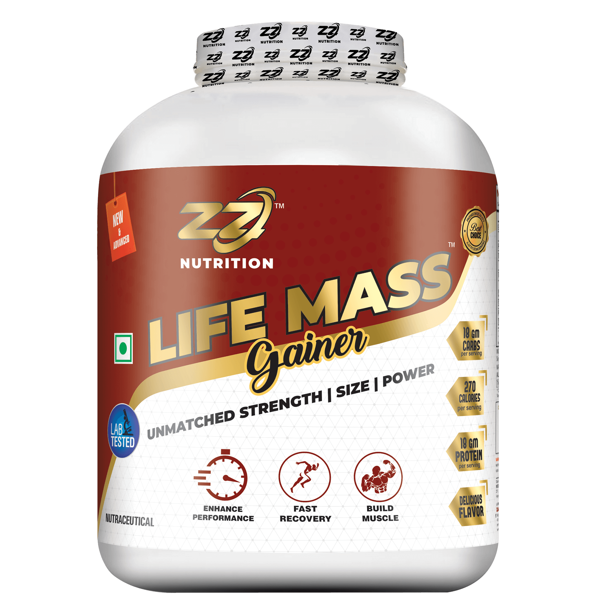 ZZ Nutrition Life Mass Gainer
